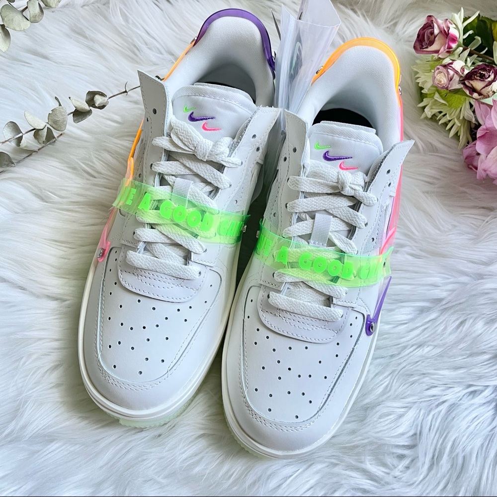 Nike Air Force 1 Fontanka Game Day Sail Green Strike Women’s 9 New - Picture 12 of 16